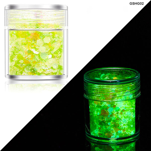 Shimmer Crystals Glow Golden for Resin Art