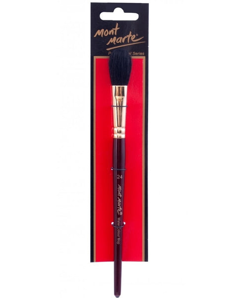 Mont Marte Mop Brush Size 24, Short Handle, Watercolour