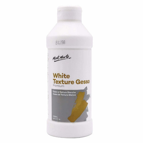 Mont Marte Texture Gesso White 500ml