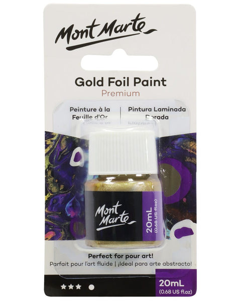 Mont Marte Acrylic Paint Gold 20ml