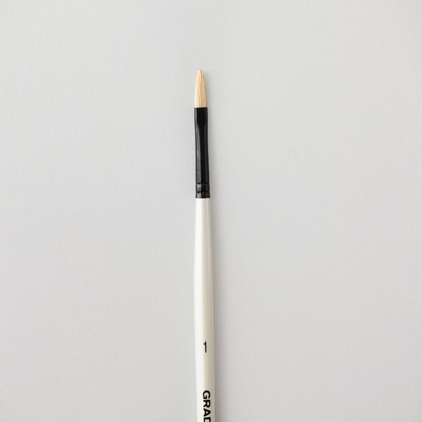 Daler Rowney Filbert Brushes Size 1 Long Handle, Oil & Acrylic Colours