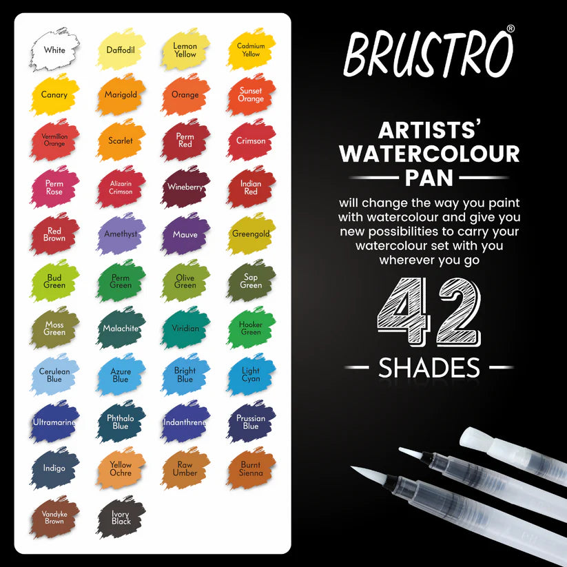 Brustro Watercolour Pencils Watercolour Pencils Set 72 Colour