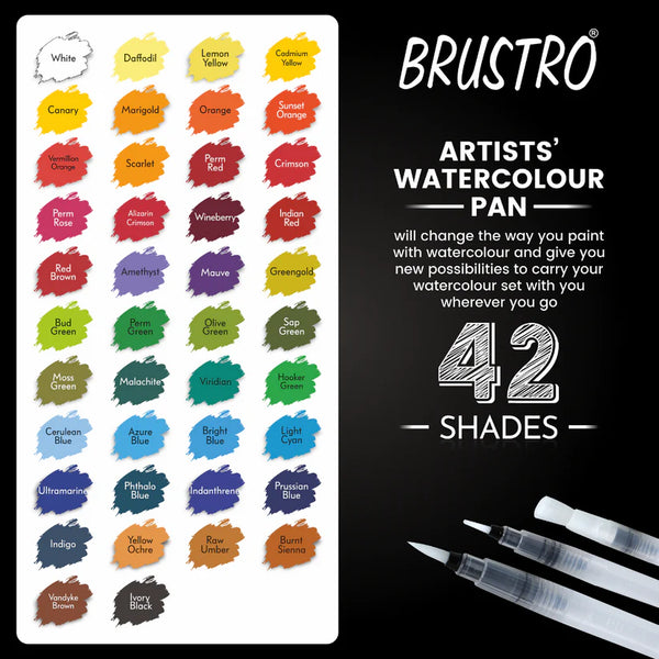 Brustro Watercolour Pencils Watercolour Pencils Set 72 Colour