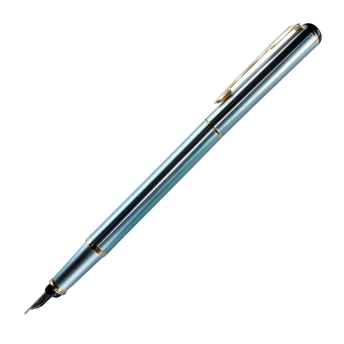Boaer Ink Pens Silver Case