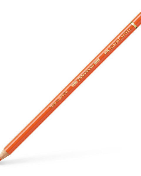 Faber Castell Polychromos Colour Pencils Orange Glaze