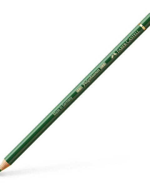 Faber Castell Polychromos Colour Pencils Permanent Green Olive