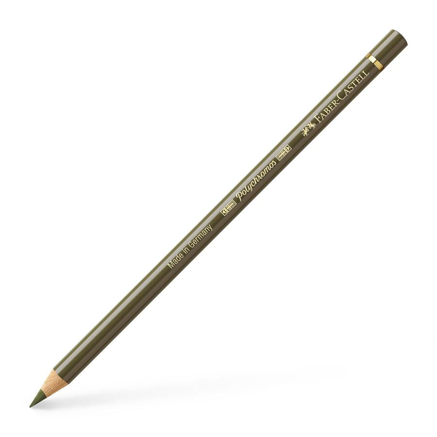 Faber Castell Polychromos Colour Pencils Olive Green Yellowish