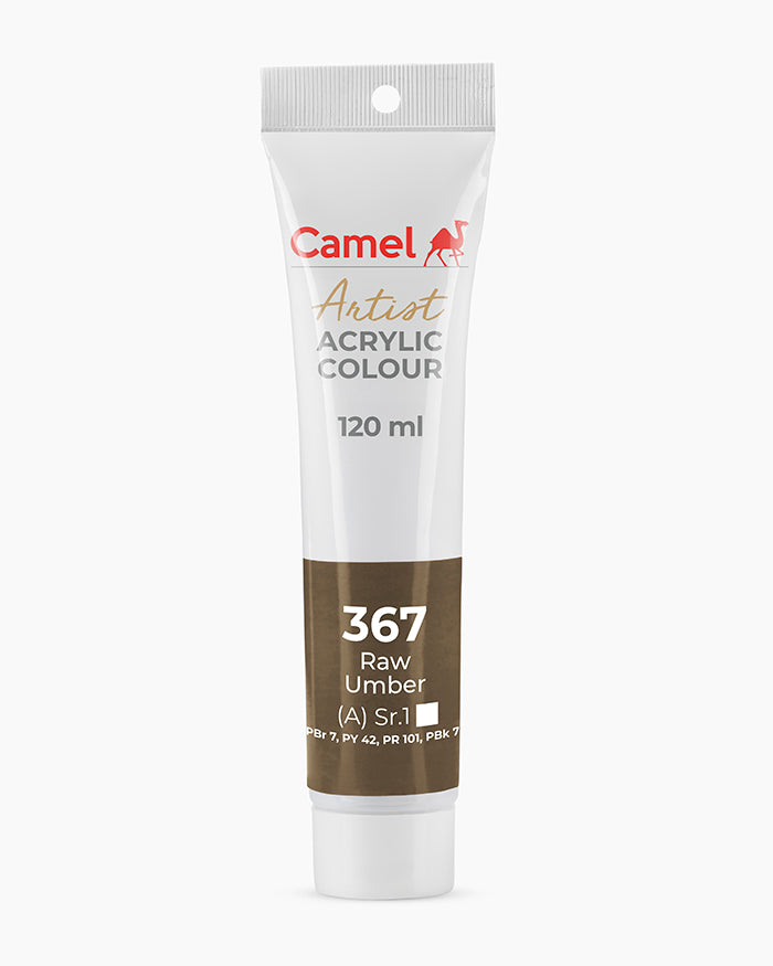 Camel Acrylic Colour Raw Umber 120ml