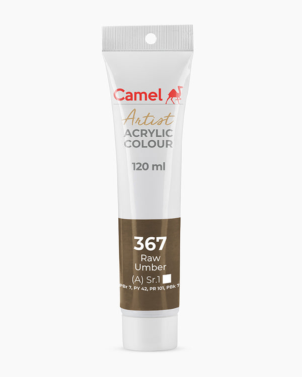 Camel Acrylic Colour Raw Umber 120ml