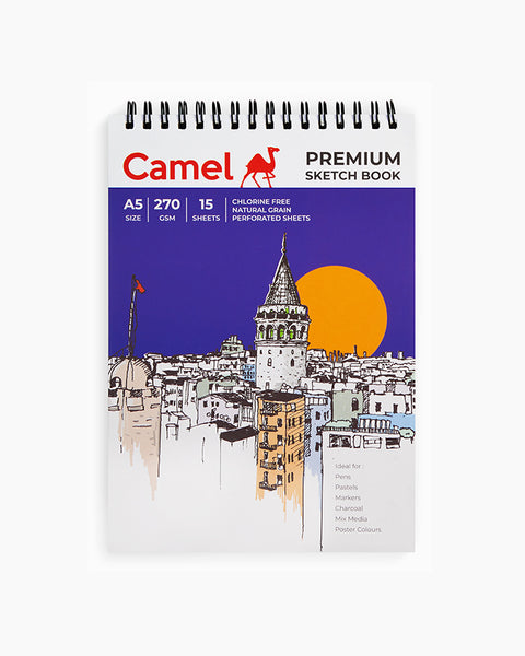 Camel PremiumSketchBook 270GSM A5 15S