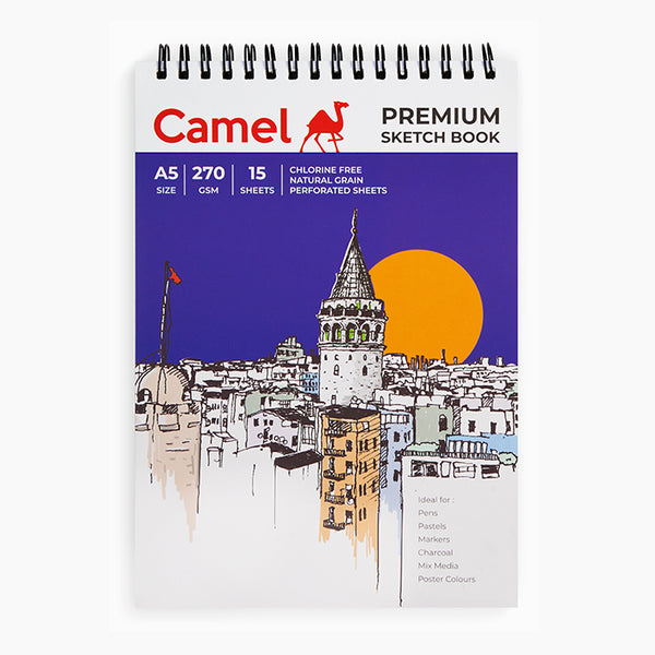Camel PremiumSketchBook 270GSM A5 15S