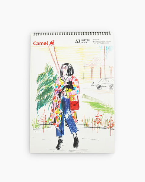 Camel Sketch Book 140GSM A3 25Sheets