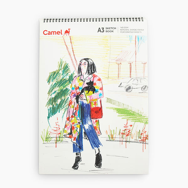 Camel Sketch Book 140GSM A3 25Sheets