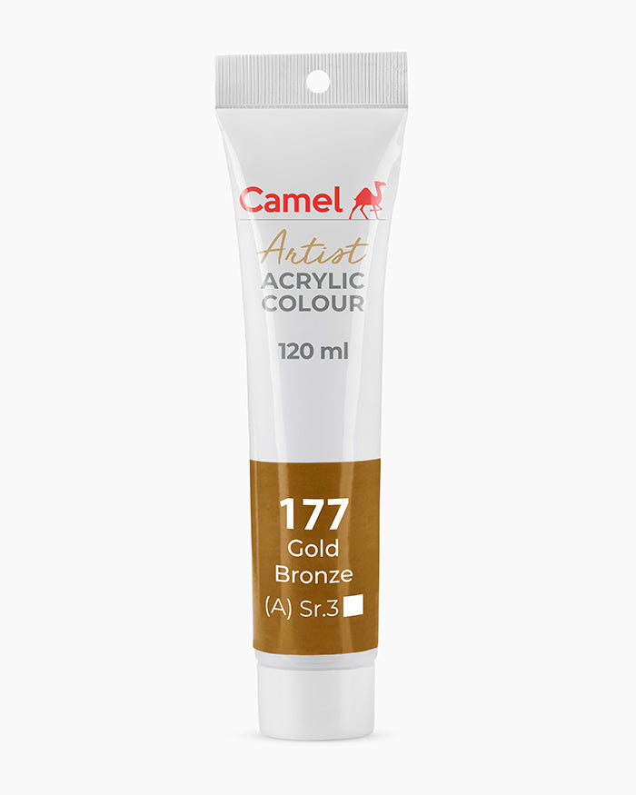 Camel Acrylic Colour Gold Bronze 120ml