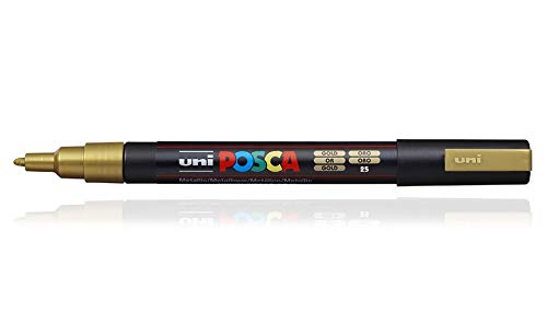 Uni Mitsubhishi Gold Acrylic Marker 0.9-1.3mm