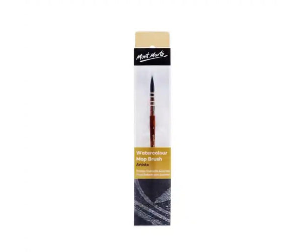 Mont Marte Mop Brush Size 2, Short Handle, Watercolour