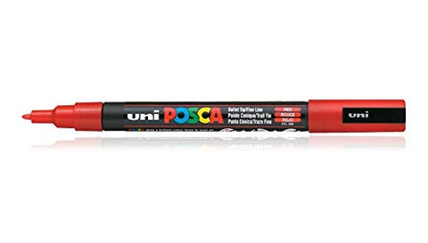 Uni Mitsubhishi Red Acrylic Marker 0.9-1.3mm