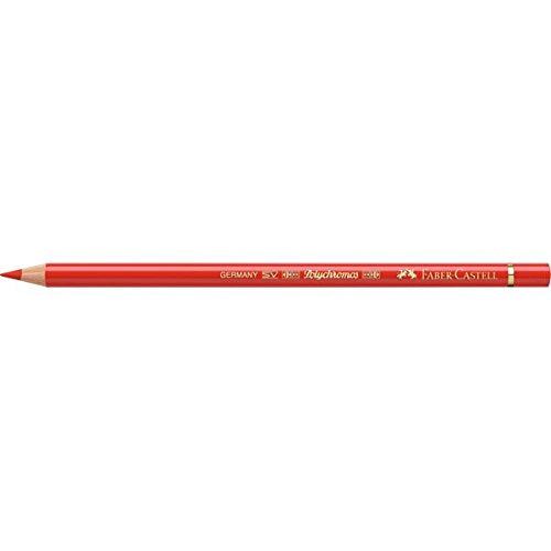 Faber Castell Polychromos Colour Pencils Light Cadmium Red