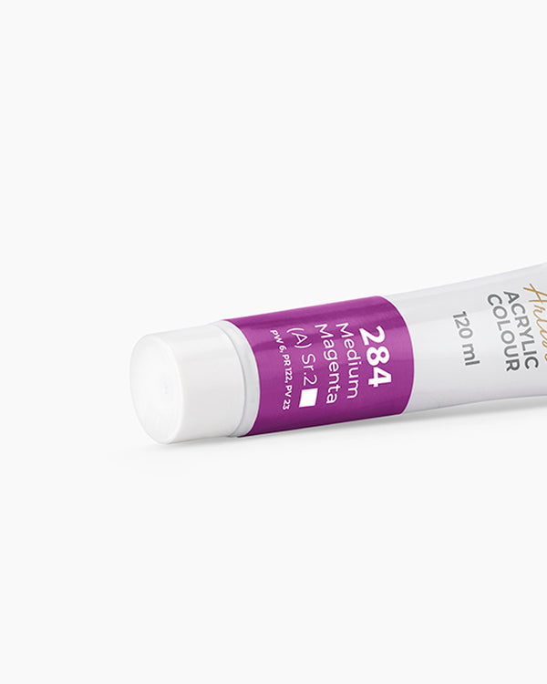 Camel Acrylic Colour Medium Magenta 120ml