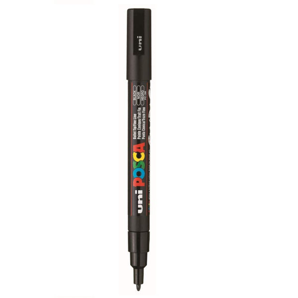 Uni Mitsubhishi Black Acrylic Marker 0.9-1.3mm