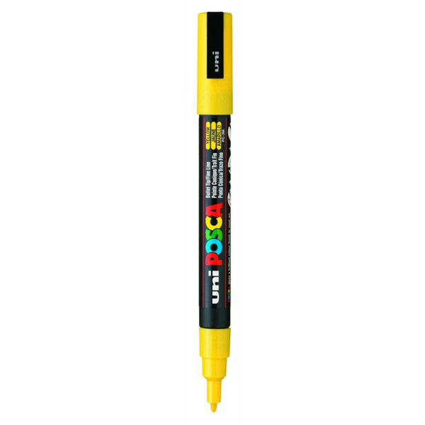 Uni Mitsubhishi Yellow Acrylic Marker 0.9-1.3mm