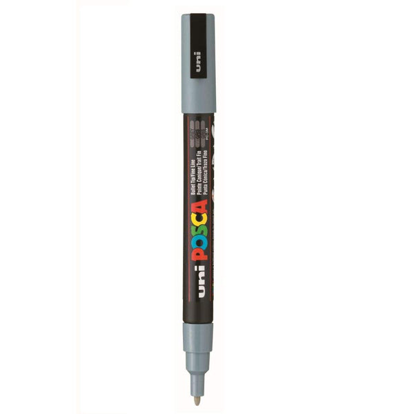 Uni Mitsubhishi Grey Acrylic Marker 0.9-1.3mm