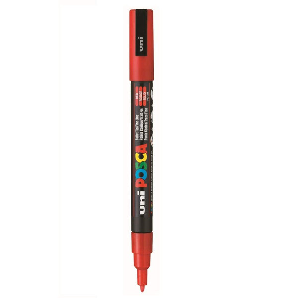 Uni Mitsubhishi Red Acrylic Marker 0.9-1.3mm