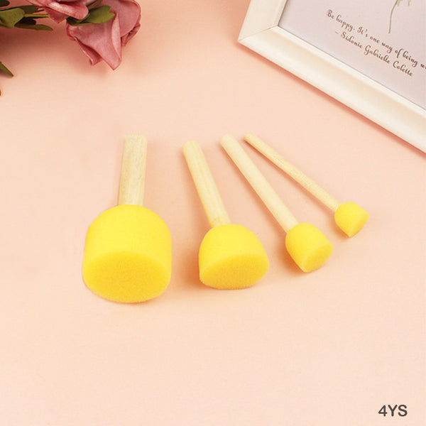 Sponge Brushes 4 pieces set