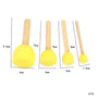 Sponge Brushes 4 pieces set