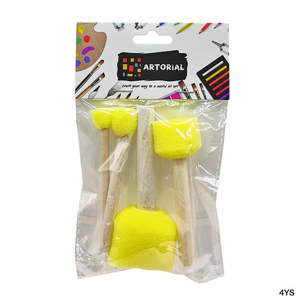 Sponge Brushes 4 pieces set