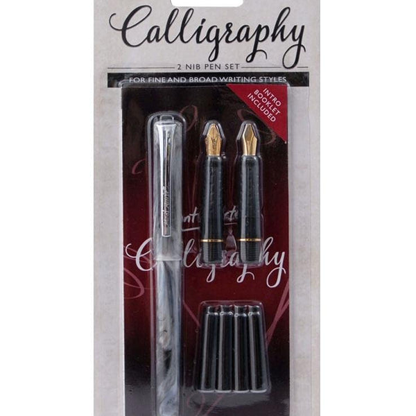 Mont Marte Calligraphy Pen Set 2 Nib, 8 pieces set