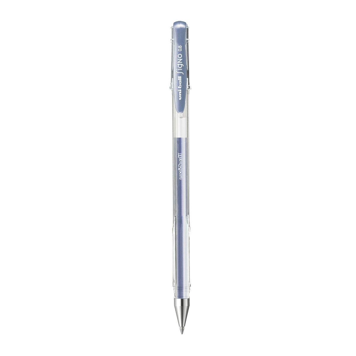 Uni Mitsubhishi Gel Pens Silver Cap 0.8mm