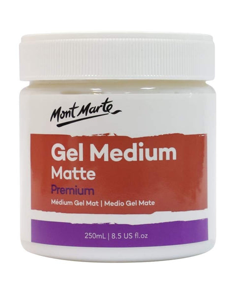 Mont Marte Gel Medium Matt 250ml
