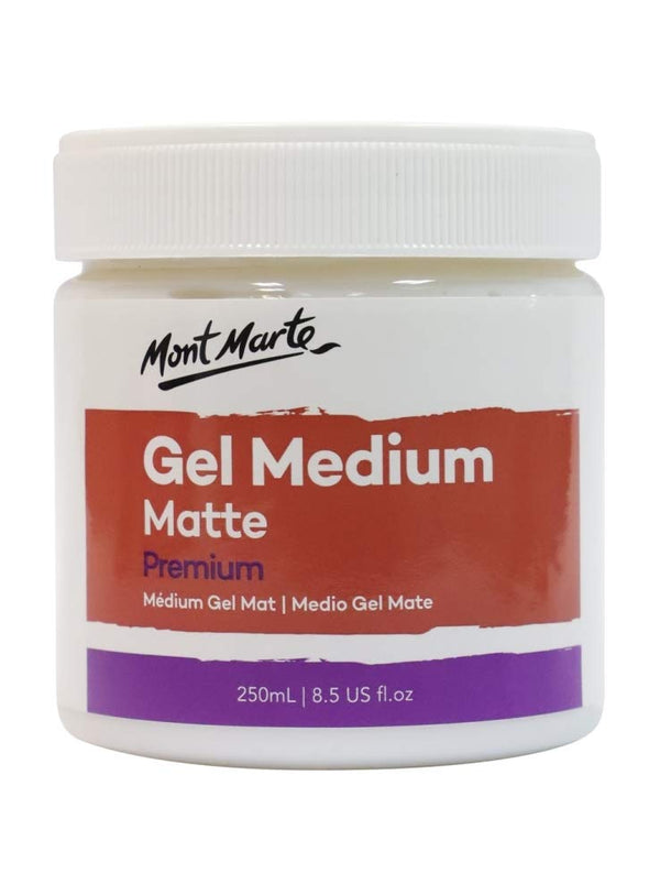 Mont Marte Gel Medium Matt 250ml