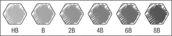 Faber Castell Graphites Black Graphite Pencils Set of 6
