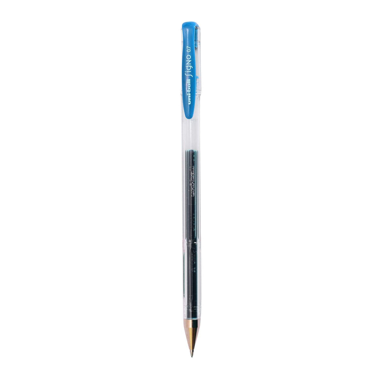 Uni Mitsubhishi Gel Pens Light Blue Cap Fine