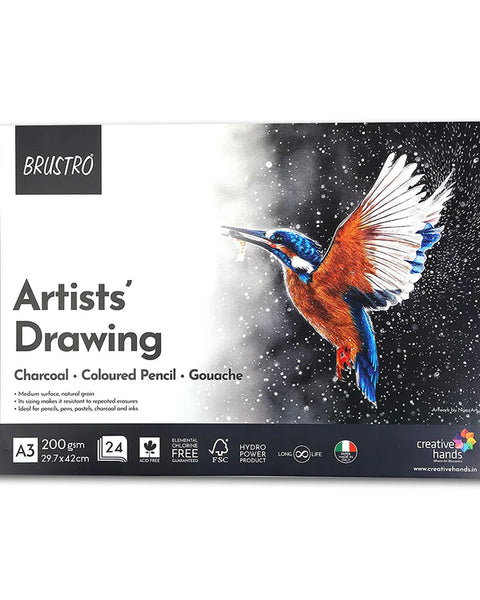 Brustro Sketch Book Pad A3 24 Sheets 200GSM