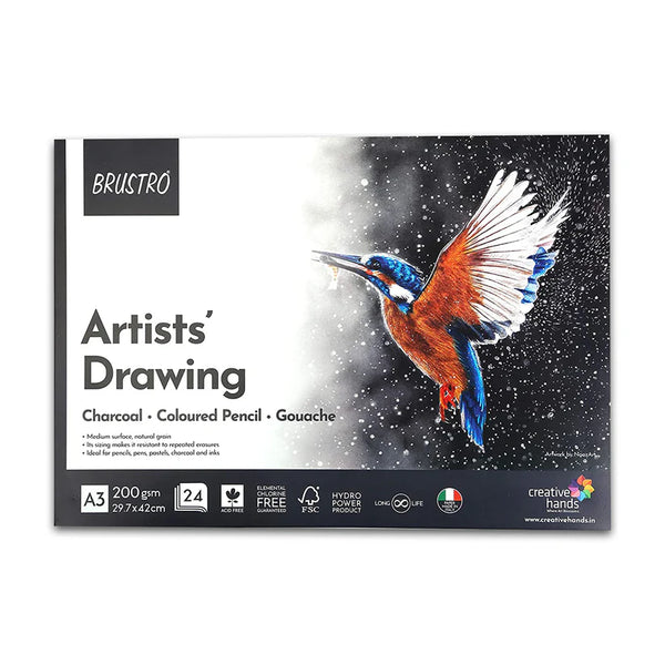 Brustro Sketch Book Pad A3 24 Sheets 200GSM