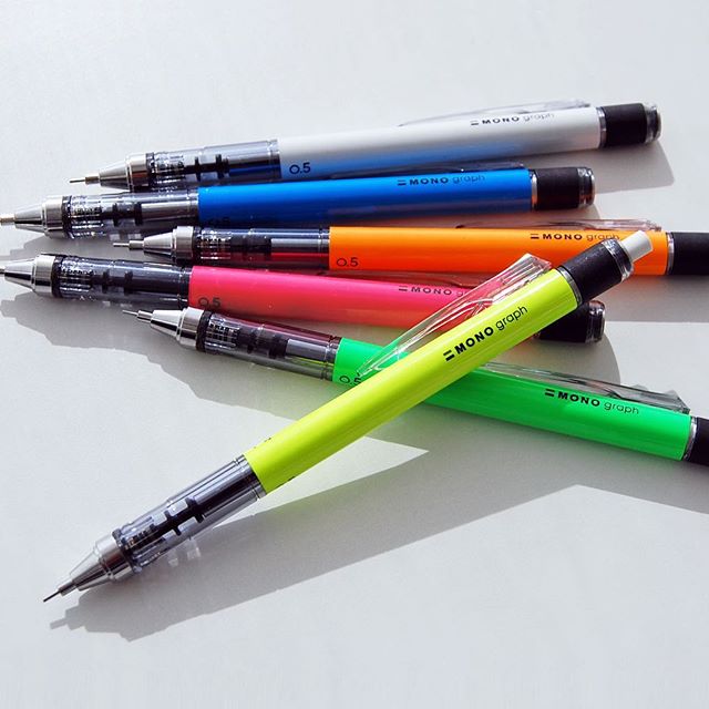Tombow Mechancical Pencil Neon Orange 0.7mm