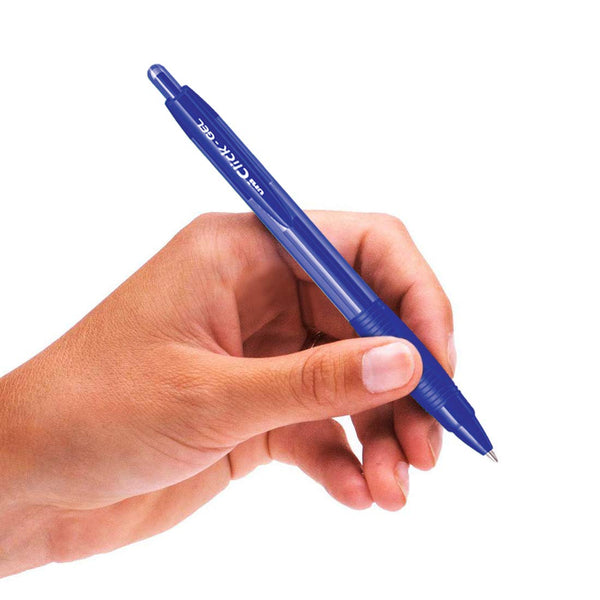 Uni Mitsubhishi Gel Pens Blue Click Pens