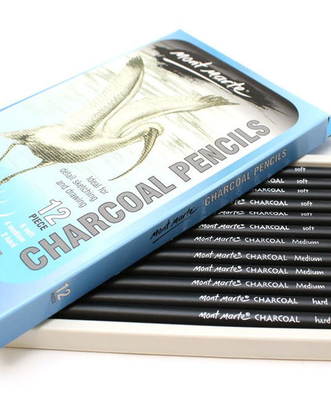 Mont Marte Coloured Charcoal Set of 12