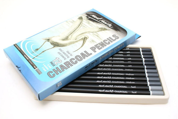 Mont Marte Coloured Charcoal Set of 12