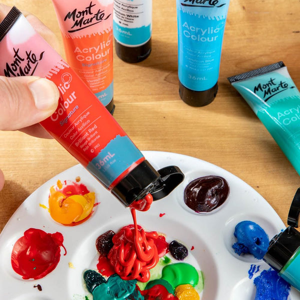 Mont Marte Acrylic Paint Set 18 Shades 36ml each