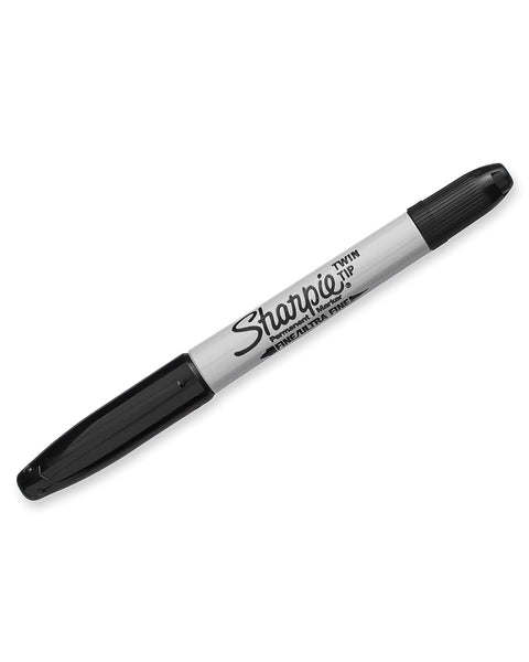 Sharpie Black Permanent Marker Dual Tip