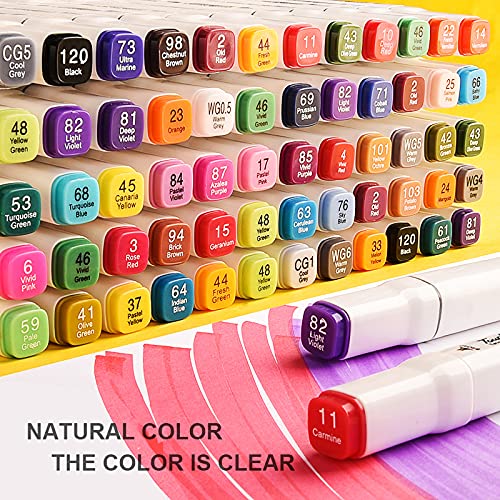 Touch Cool Alcohol Marker Sets 60 Colours