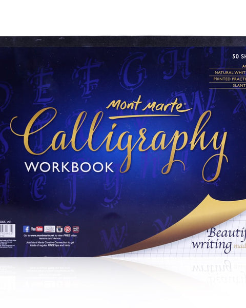 Mont Marte Calligraphy Book Pad A4, 50 Sheets, 70 GSM