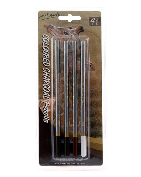 Mont Marte Coloured Charcoal Set of 4