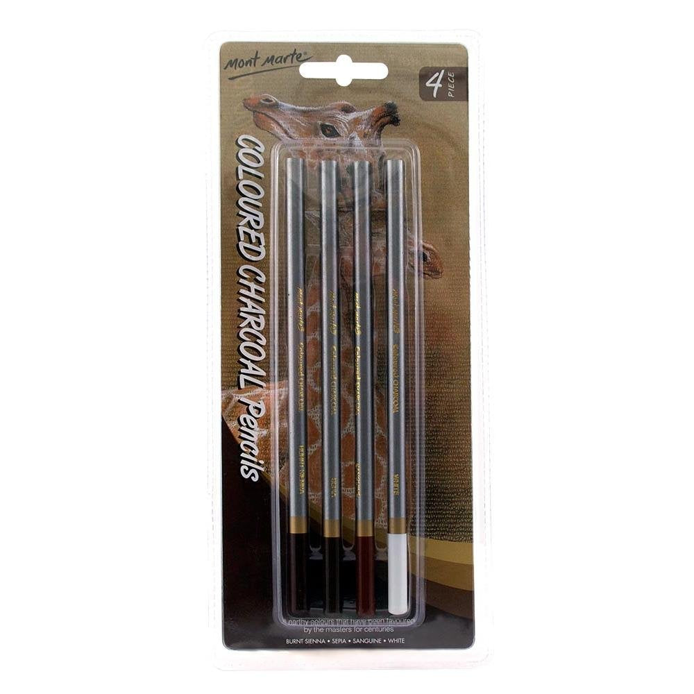 Mont Marte Coloured Charcoal Set of 4