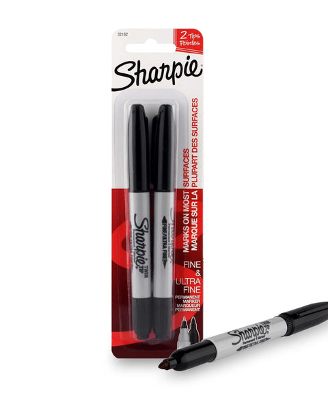 Sharpie Permanent Marker Twin Tip Set of 2