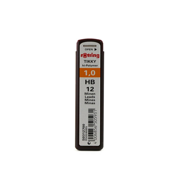 Rotring Mechanical Pencil Leads Black 1.0mm, HB